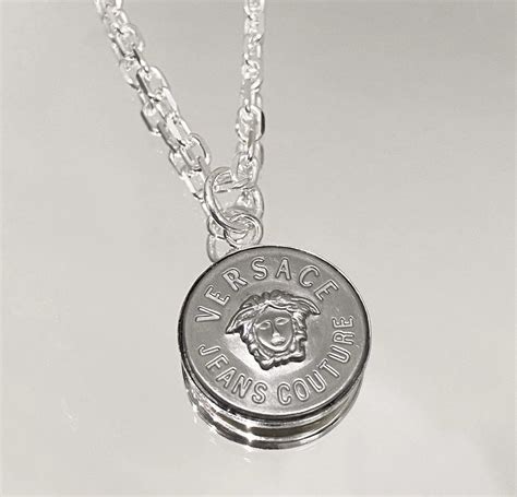 versace kette herren silber